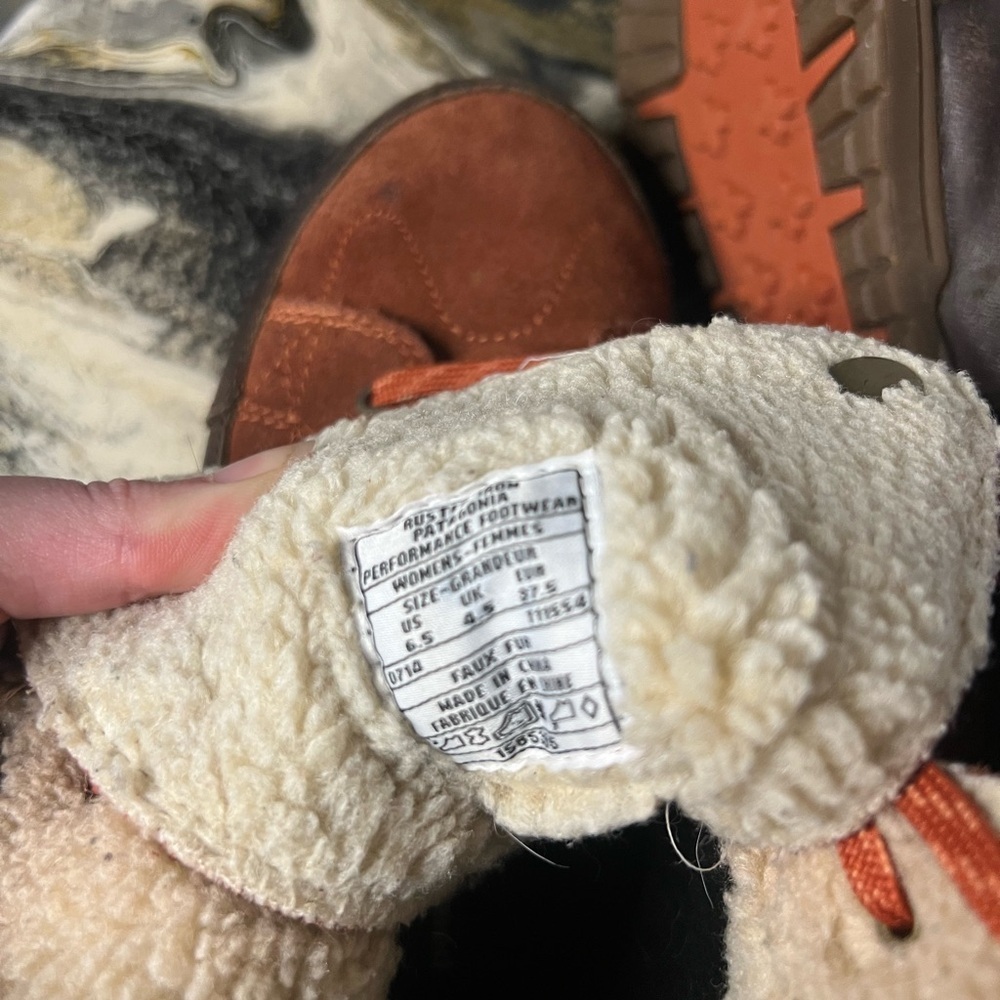 Patagonia Activist Waterproof Rusted Iron Suede Boots 6.5 - Picture 10 of 10